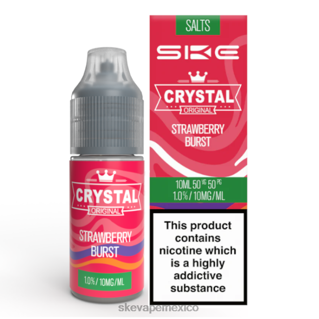 sal cristalina - 10ml explosión de fresa - SKE vape crystal JZP8X118 SKE